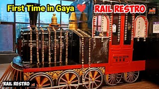 Rail Restro 🚂 First Time in Gaya  Fully Rail Theme Restaurant Gaya Bihar  Mohit Prabhakar Vlogs [upl. by Lula]