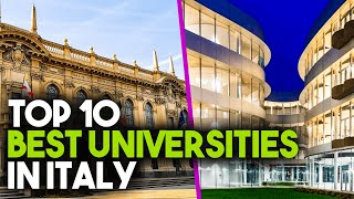 10 Best Universities in Italy [upl. by Imelda]