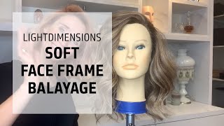 Soft Face Frame Balayage Tutorial  LightDimensions  Goldwell Education Plus [upl. by Oringa966]