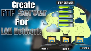 Create FTP Server For LAN Network Using Some Simple Step [upl. by Anait]