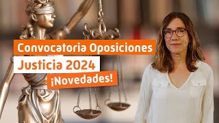 Convocatoria Oposiciones Justicia 2024 ⚖️ Temario Pruebas y Requisitos [upl. by Nalehp]