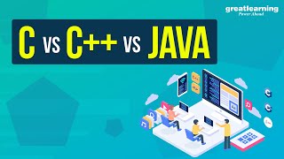 C vs C vs Java  Difference Between C C and Java  Great Learning [upl. by Rhett]