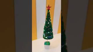 Mini Christmas Tree Decoration l christmas diy viral shorts [upl. by Law979]