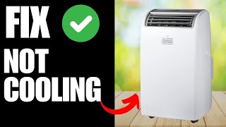 Black Decker Portable Air Conditioner not cooling  How To Fix [upl. by Nalahs]