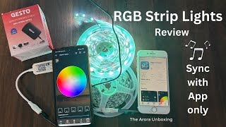 RGB Smart Led Strip Lights  Gesto RGB Led strip Lights 10 m [upl. by Katrinka435]