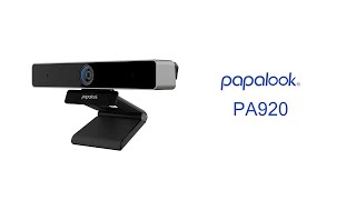 PAPALOOK PA920 QHD 2K Business Webcam [upl. by Kory]