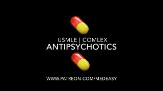 Antipsychotic Drugs amp Pharmacology Typical 1st Gen Atypical 2nd Gen NMSEPS  USMLE  COMLEX [upl. by Mendive751]