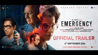 Emergency  Official Trailer  Kangana Ranaut  In Cinemas 6th September [upl. by Acirtap220]