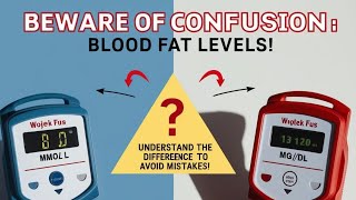 Blood Fat Cholesterol At What Level is a Blood Test Considered High Cholesterol MMOLL vs MGDL [upl. by Anilesor]