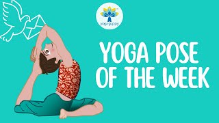 Yoga Pose of the Week  Pigeon Pose  Improve Strength amp Flexibility with Yoga for Kids  Yoga Guppy [upl. by Brynna]