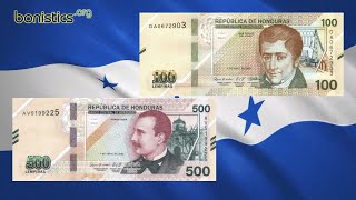 NEWS Honduras 100500 lempira 2022 [upl. by Lipman]