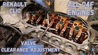 Renault Clio Valve Clearance  Checking And Adjustment The Rocker Cover Saga Part 3 [upl. by Kalila]