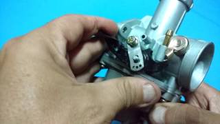 Carburador PZ 30 con bomba de pique para moto china 200 a 250 cc [upl. by Wymore233]