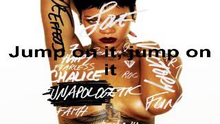 Rihanna  Jump Full Song Unapologetic Album 2012 Lyrics on screen [upl. by Nicholson839]