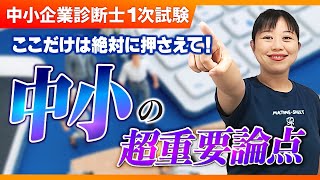 【中小企業診断士】まずここを押さえて！中小企業経営・中小企業政策の最重要ポイントは？第283回 [upl. by Yeldoow]