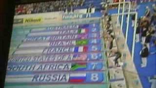 Mens 4x100 Freestyle Relay 2009 Rome  Cielo X Phelps [upl. by Cooley]