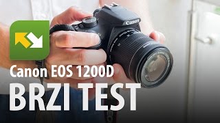 Canon EOS 1200D  brzi test [upl. by Onifled]