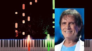 Roberto Carlos Concavo y Convexo Piano Cover Midi tutorial Sheet app Karaoke [upl. by Eciralc]