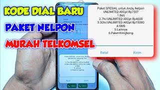 PAKET NELPON MURAH TELKOMSEL  DENGAN KODE DIAL BARU [upl. by Acenahs]