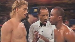 When Ray Leonard Confronted Trash Talking Lalonde [upl. by Liebowitz]