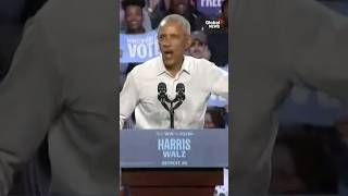 Obama raps Eminem’s Lose Yourself at Harris rally in Detroit 🎤 [upl. by Marietta]