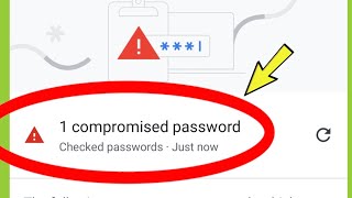 What is Compromised Password In Google Chrome [upl. by Howlond]