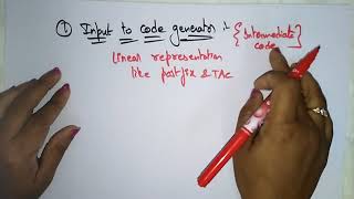 Code generator  Issues in design  Part12  Compiler Design  Lec  53  Bhanu Priya [upl. by Coke235]