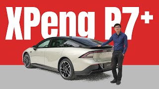 DoubleDecker Rear End  XPeng P7 Static Review [upl. by Naleag]