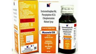 Mucowin DX Syrup Dextromethorphan Hbr Phenylephrine HCI amp Chlorpheniramine Maleate Syrup [upl. by Marcellina]