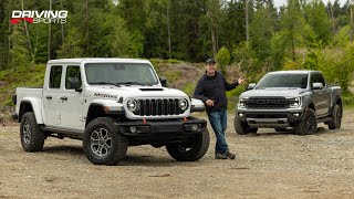 2024 Jeep Gladiator Mojave X vs Ford Ranger Raptor Shootout [upl. by Marena]