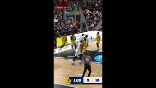 Vladimir Lucic with a Spectacular 2 Pt vs MHP RIESEN Ludwigsburg [upl. by Kyd594]