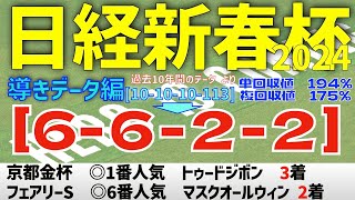 【日経新春杯2024】 導きデータ編 過去10年間のデータから導かれた馬とは！【データ傾向】【競馬予想】 [upl. by Lianna]