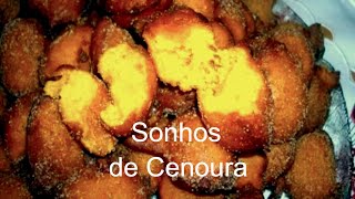 RECEITA SONHOS DE CENOURA [upl. by Hands799]