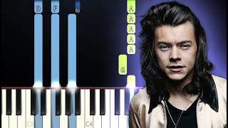 Harry Styles  Cherry Piano Tutorial [upl. by Vitale437]