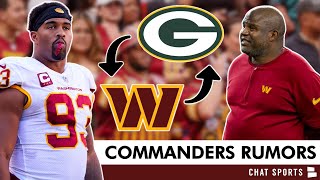 Commanders Rumors TRADE Jonathan Allen To Green Bay  Eric Bieniemy Interviews For Head Coach [upl. by Alrats]