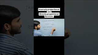 Inversely proportional and directely proportional ka tricks [upl. by Shanly]