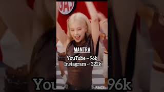 Most used blackpink songs on YouTube and Instagram kpop music song dembow cover jisooal [upl. by Nol]