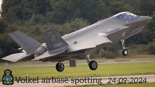 Volkel Airbase 24092024  Spotting  F35 Lightning  4 x Afterburner Takeoff [upl. by Amled]