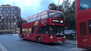 Full Route Visual  London Bus Route 160  Catford Bridge  Sidcup Station 84150  LG71 DNY [upl. by Yatnuahs]