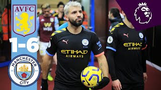 HIGHLIGHTS  ASTON VILLA 16 MAN CITY  AGUERO HATRICK MAHREZ 2 JESUS [upl. by Attelrahs996]