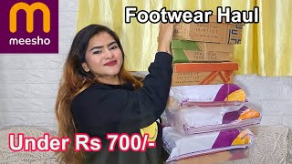 MEESHO Footwear Haul Under Rs 700  Classic Footwears  Footwear For everyday  Latest Footwear [upl. by Yug]