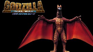 Godzilla Final Wars 2004  Rodan Screen Time [upl. by Cirdec]