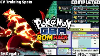 Completed Pokemon GBA ROM Hack with EV training spots All Pokemon and MORE  Pokemon RS Balanced [upl. by Xineohp624]