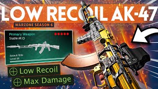 This UPDATED LOW RECOIL AK47 Class Setup in Warzone just MELTS enemies [upl. by Nal]