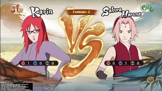 Karin vs Sakura en superdificil naruto [upl. by Ellemaj464]