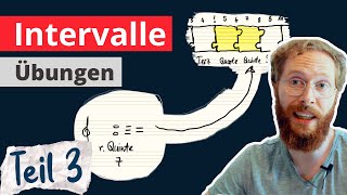 INTERVALLE BESTIMMEN • Jetzt wird geübt Grobbestimmung und Feinbestimmung  TEIL 3 [upl. by Poore]