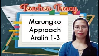 Marungko Approach Aralin 1 3 [upl. by Kloman]