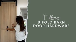 Bifold Barn Door Closet and Laundry Room Makeover [upl. by Otcefrep]