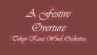 A Festive Overture Tokyo Kosei Wind Orchestra [upl. by Ardle]