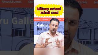 RMS CET 2024 admit card militaryschool admitcard news trending youtubeshorts trendingshorts [upl. by Asum878]